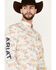 Image #3 - Ariat Men's Team Charlie Floral Print Logo Long Sleeve Button-Down Western Shirt, Natural, hi-res