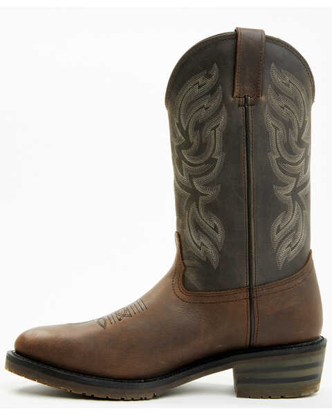 Image #3 - Double H Men's 11" Tascosa Waterproof Performance Western Boots - Medium Toe, Brown, hi-res