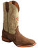 Image #1 - Hooey by Twisted X Men's CellSole Leather Western Boots - Broad Square Toe, Brown, hi-res