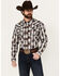 Image #1 - Cody James Men's Zion Sunset Southwestern Plaid Print Long Sleeve Snap Western Shirt, Red, hi-res