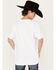 Cody James Boys' Retro Rodeo Horse Graphic T-Shirt, White, hi-res