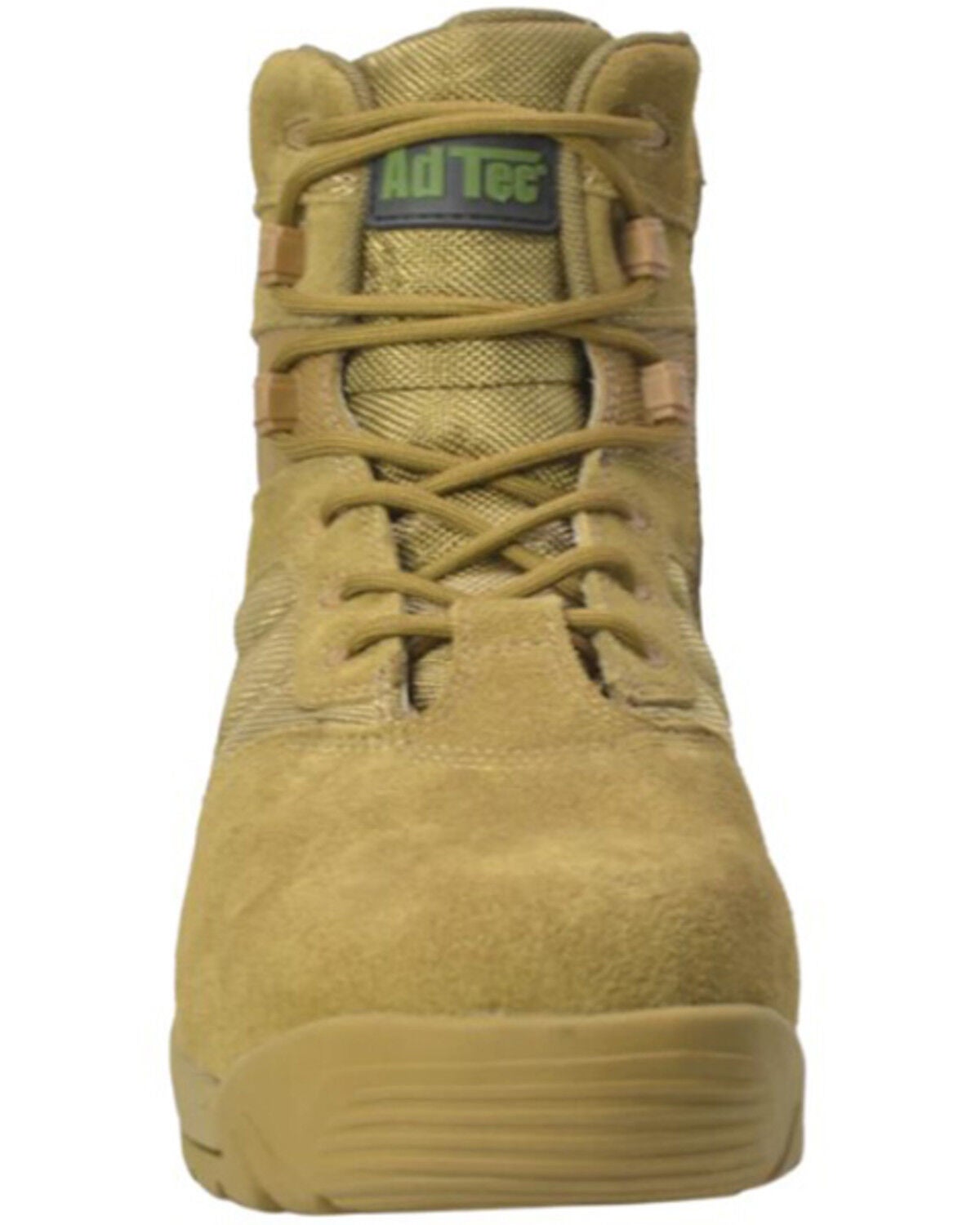 Image #4 - AdTec Men's 6" Tactical Work Boots - Round Toe, Beige, hi-res