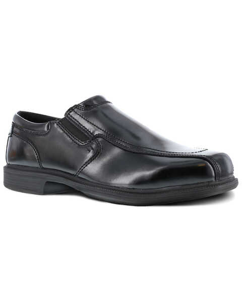 Florsheim Men's Coronis Black Work Boots - Steel Toe, Black, hi-res