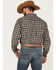 Image #4 - Ariat Men's Karter Plaid Print Long Sleeve Button-Down Stretch Western Shirt - Tall , Tan, hi-res