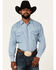 Image #1 - Resistol Men's Rawlins Denim Long Sleeve Snap Western Shirt, , hi-res