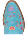 Image #6 - Dingo Women's Sugar Bug Suede Fashion Booties - Round Toe, Blue, hi-res