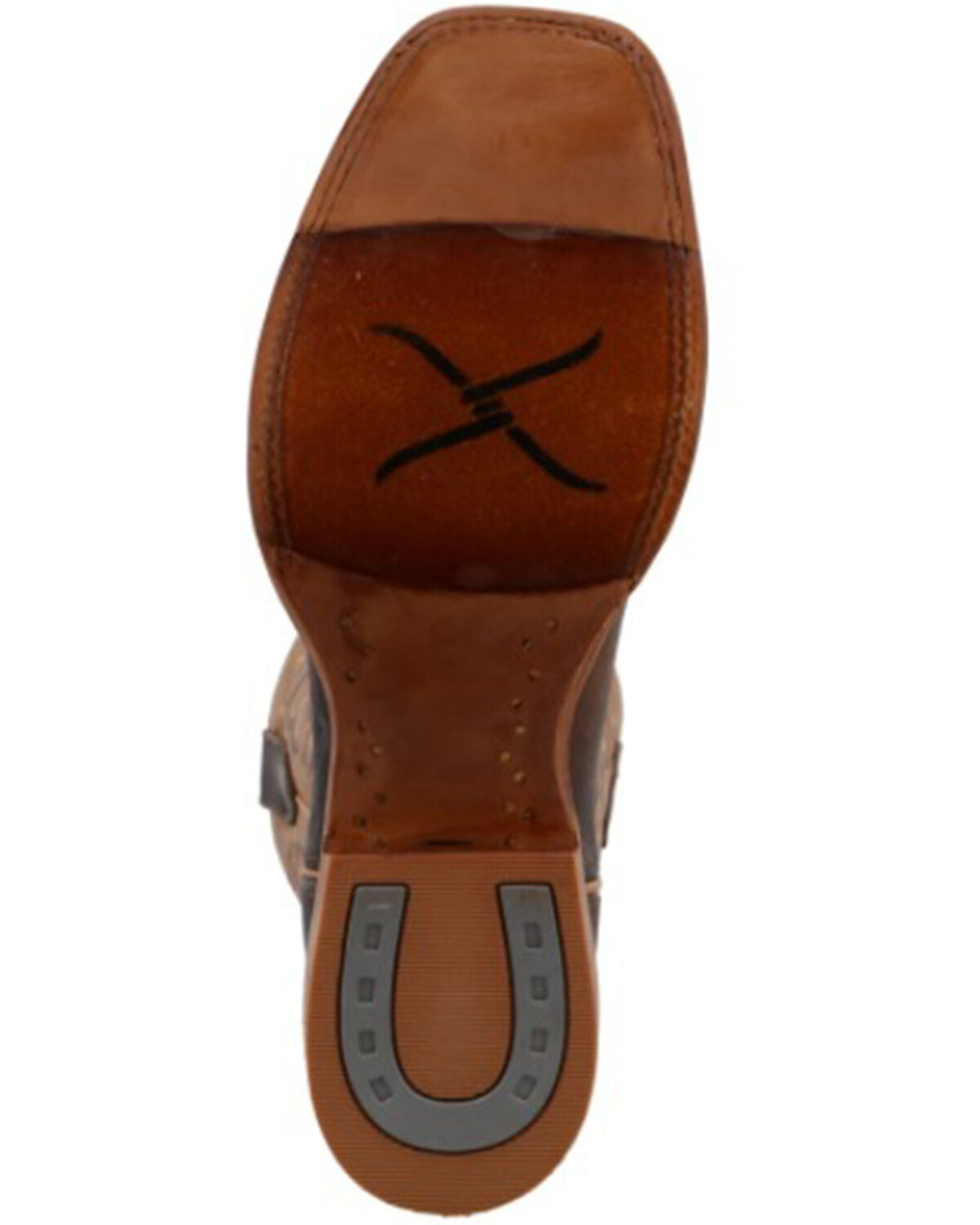 Image #6 - Twisted X Men's Rancher Western Boot - Broad Square Toe, Brown, hi-res