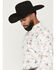 Image #2 - Ariat Men's Tabor Cowboy Print Long Sleeve Button-Down Western Shirt, White, hi-res