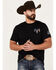 Buckwear Men's Defend Liberty Short Sleeve Graphic T-Shirt, Black, hi-res