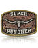 Image #1 - Montana Silversmiths Men's Dale Brisby Super Puncher Longhorn Buckle, Silver, hi-res