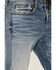 Image #2 - Brothers and Sons Men's Raptor Medium Wash Vintage Straight Stretch Denim Jeans, Medium Wash, hi-res