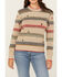 Image #3 - Pendleton Women's Striped Sweater, Oatmeal, hi-res