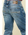 Image #4 - Ariat Men's M4 Dakota Low Stretch Stackable Slim Straight Jeans, Blue, hi-res