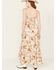Wild Moss Women's Floral High Low Hem Dress, Ivory, hi-res