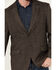 Image #3 - Rock & Roll Denim Men's Plaid Print Modern Fit Sportcoat, Brown, hi-res