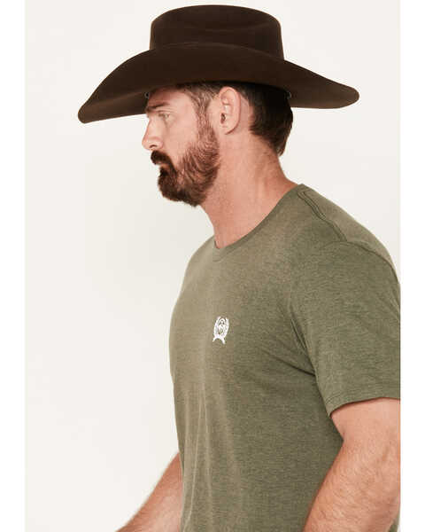 Image #4 - Cinch Men's Support Local Farmers Short Sleeve Graphic T-Shirt, Olive, hi-res