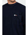 Cinch Men's FR Logo Long Sleeve Work T-Shirt , Navy, hi-res