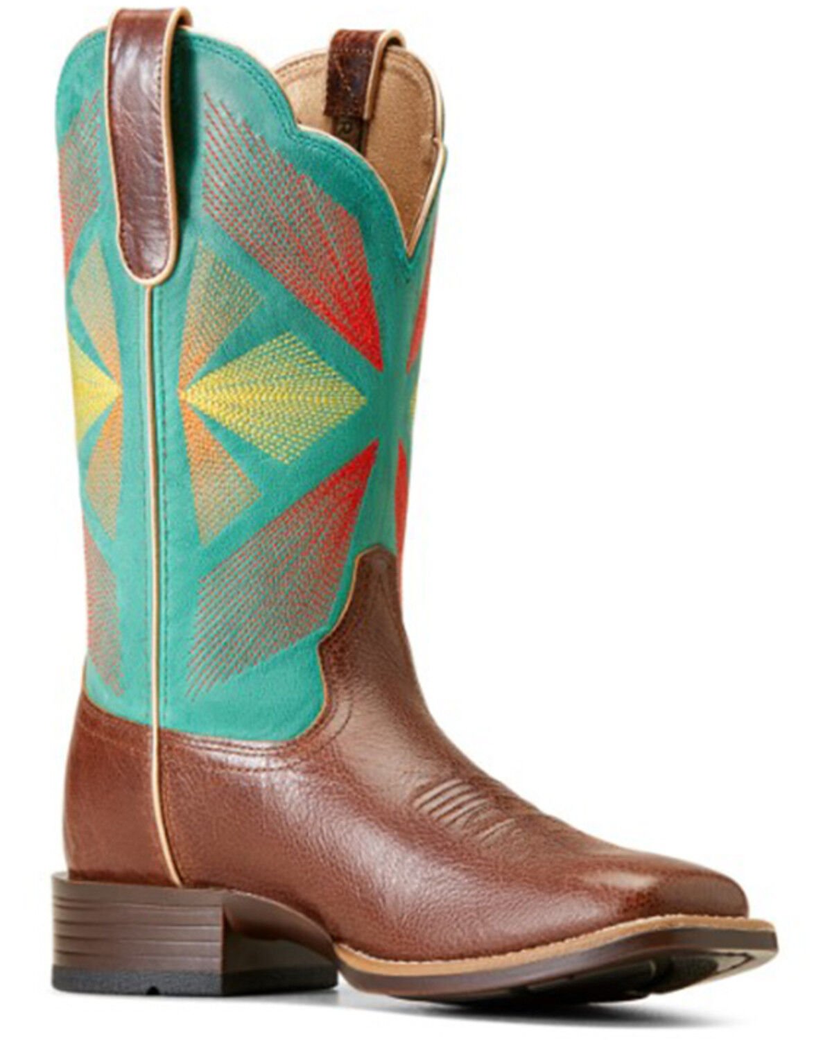 Image #1 - Ariat Women's Oak Grove Western Boots - Broad Square Toe, Brown, hi-res