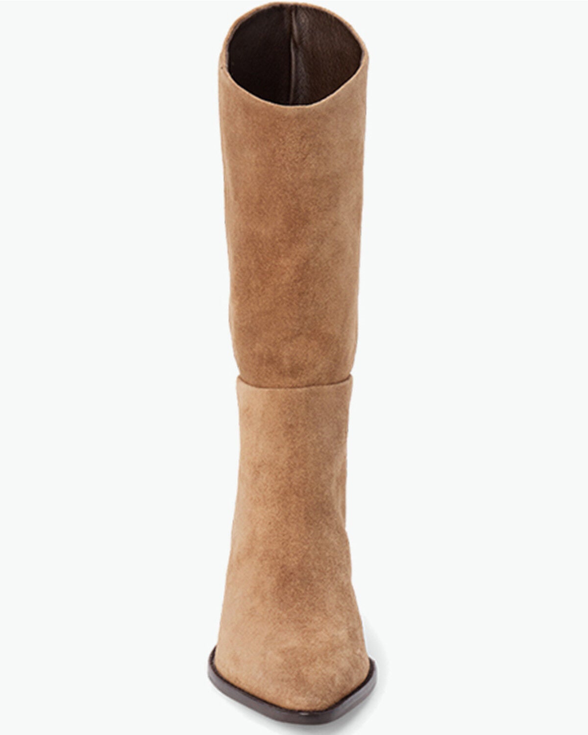 Image #4 - Matisse Women's Edie Mid Calf Suede Western Boots - Round Toe, Brown, hi-res