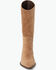 Image #4 - Matisse Women's Edie Mid Calf Suede Western Boots - Round Toe, Brown, hi-res