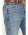Image #2 - Wrangler Retro Men's Nolen Light Wash Slim Bootcut Stretch Denim Jeans - Tall, Light Wash, hi-res