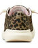Image #3 - Ariat Women's Hilo Leopard Print Casual Shoes - Moc Toe , Green, hi-res