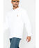 Image #4 - Carhartt Men's Workwear Long-Sleeve Pocket T-Shirt - Big, White, hi-res