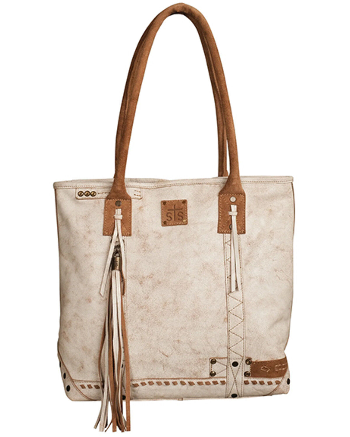 Image #1 - STS Ranchwear By Carroll Cremelllo Tote, Tan, hi-res