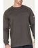 Image #4 - Ariat Men's FR Air Lineman Long Sleeve Pocket T-Shirt, Charcoal, hi-res