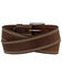 Image #2 - Justin Men's Triple Stitch Border Classic Belt, Brown, hi-res