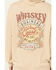 Cleo + Wolf Women's Whiskey Washed Oversized Hoodie, Wheat, hi-res