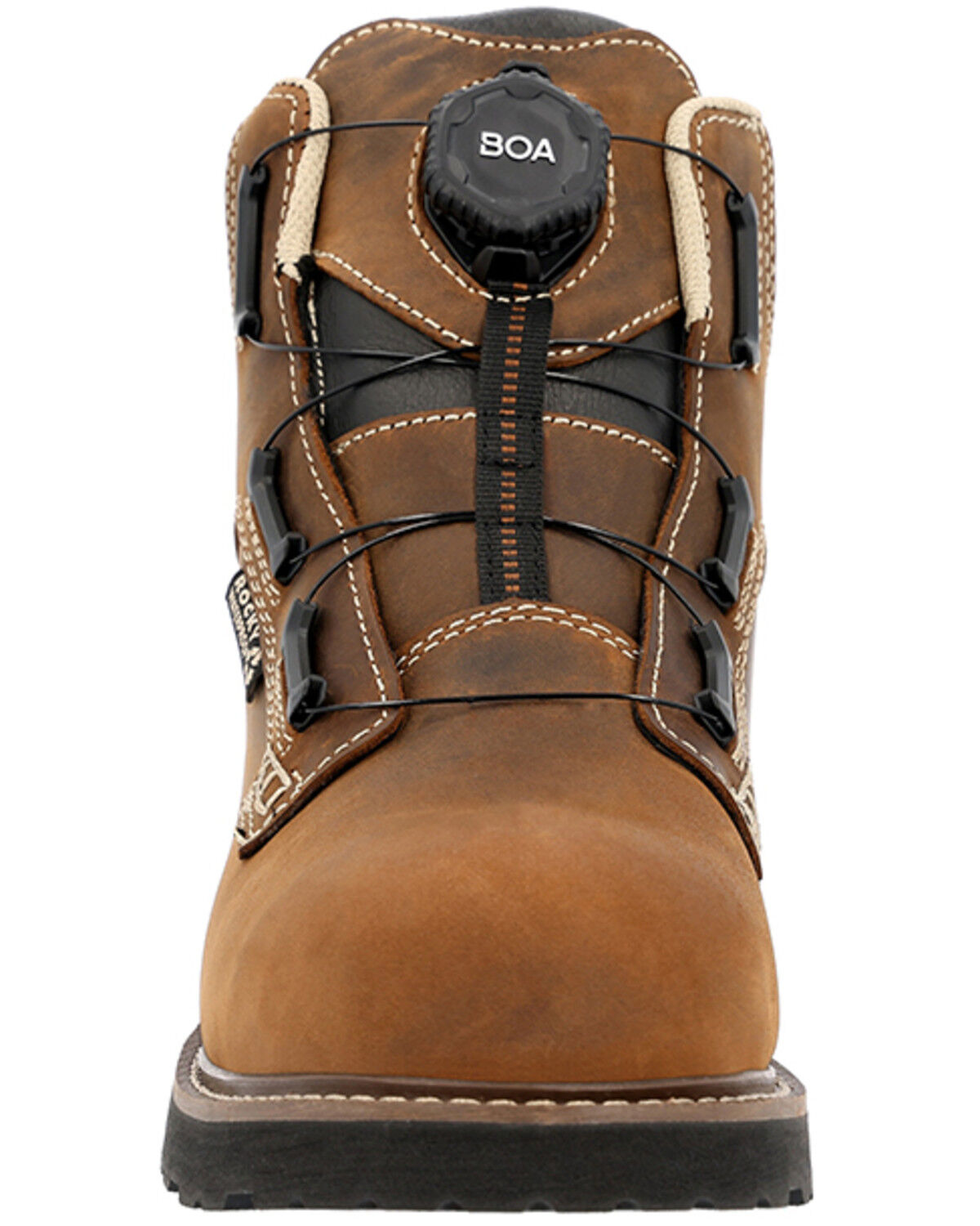 Image #4 - Rocky Men's Grindstone XTR BOA® Work Boots - Composite Toe, Russett, hi-res