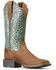 Image #1 - Ariat Women's Round Up Western Boots - Square Toe , Brown, hi-res