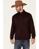 Image #1 - Ariat Men's Solid Malbec Team Logo 1/4 Zip Pullover, Maroon, hi-res