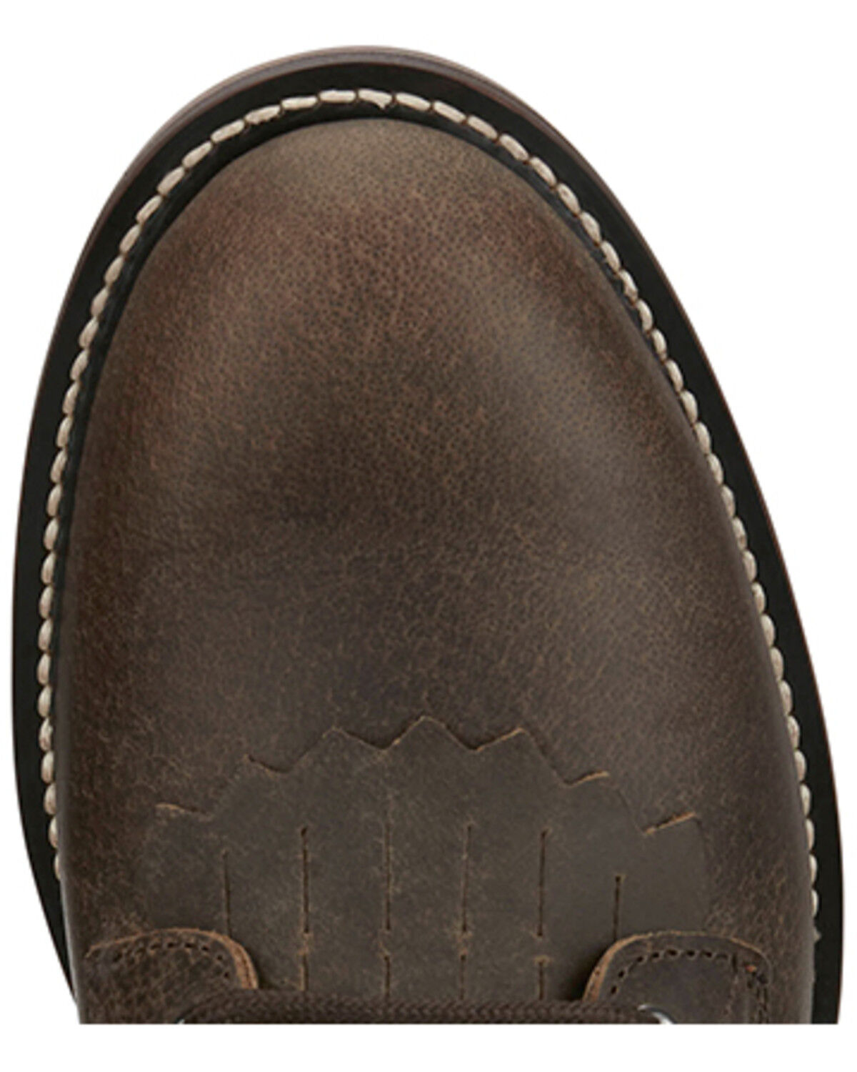 Image #6 - Justin Women's McKean Lace-Up Boots - Round Toe, Khaki, hi-res