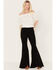 Image #1 - Shyanne Women's High Rise Super Flare Tulip Jeans, Black, hi-res