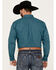 Image #4 - Ariat Men's Team Case Print Long Sleeve Button-Down Western Shirt, Turquoise, hi-res