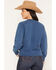 Image #4 - Ariat Women's Boot Barn Exclusive Logo Lace Crewneck, Blue, hi-res