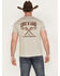 Image #3 - Cowboy Hardware Men's Lock N' Load Short Sleeve Graphic T-Shirt, Sand, hi-res