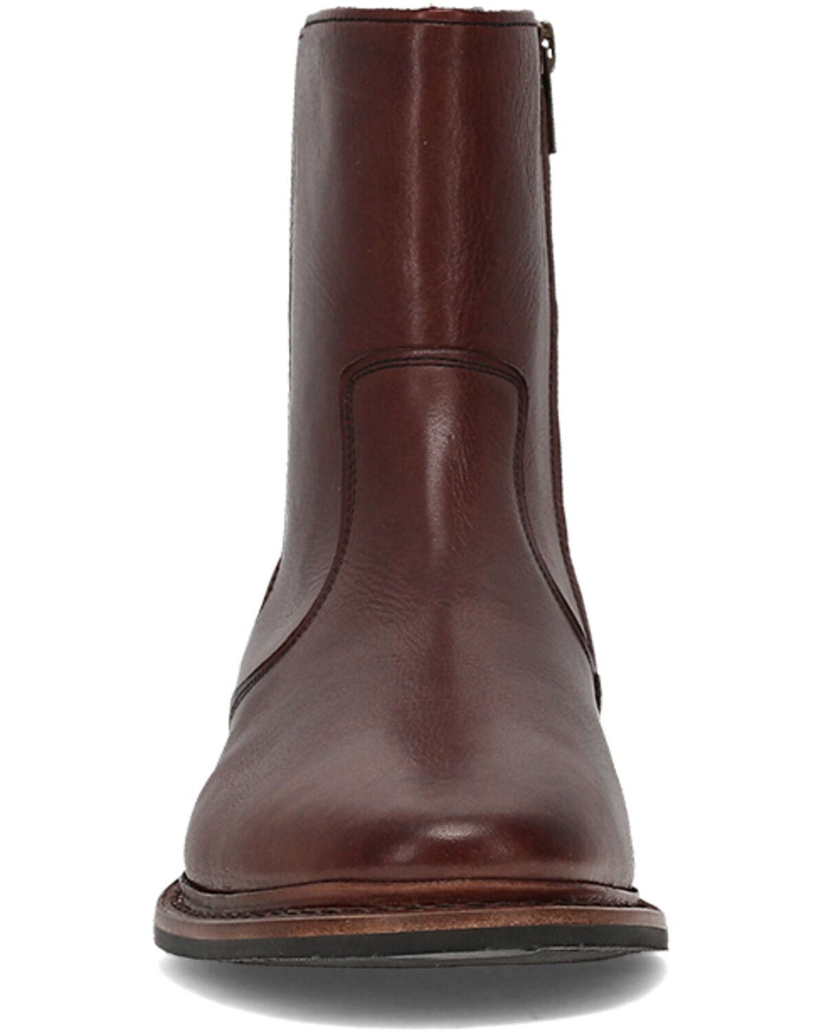Image #4 - Frye Men's Paul Inside Zip Casual Boots - Round Toe, Brown, hi-res