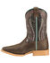 Ariat Girls' Brown Chute Boss Boots - Wide Square Toe , Brown, hi-res