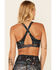 Image #4 - Shyanne Women's Paisley Print Riding Sports Bra, Navy, hi-res