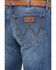 Image #4 - Wrangler Retro Men's Fresian Light Wash Slim Bootcut Stretch Jeans - Long, Light Wash, hi-res
