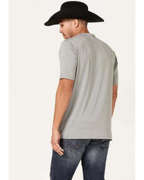 Image #4 - Kimes Ranch Men's American Standard Tech T-Shirt, Heather Grey, hi-res