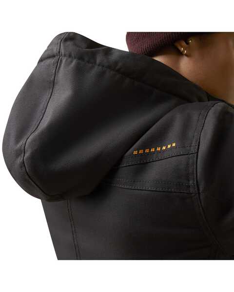 Image #4 - Ariat Women's Rebar DuraCanvas Insulated Jacket , Black, hi-res