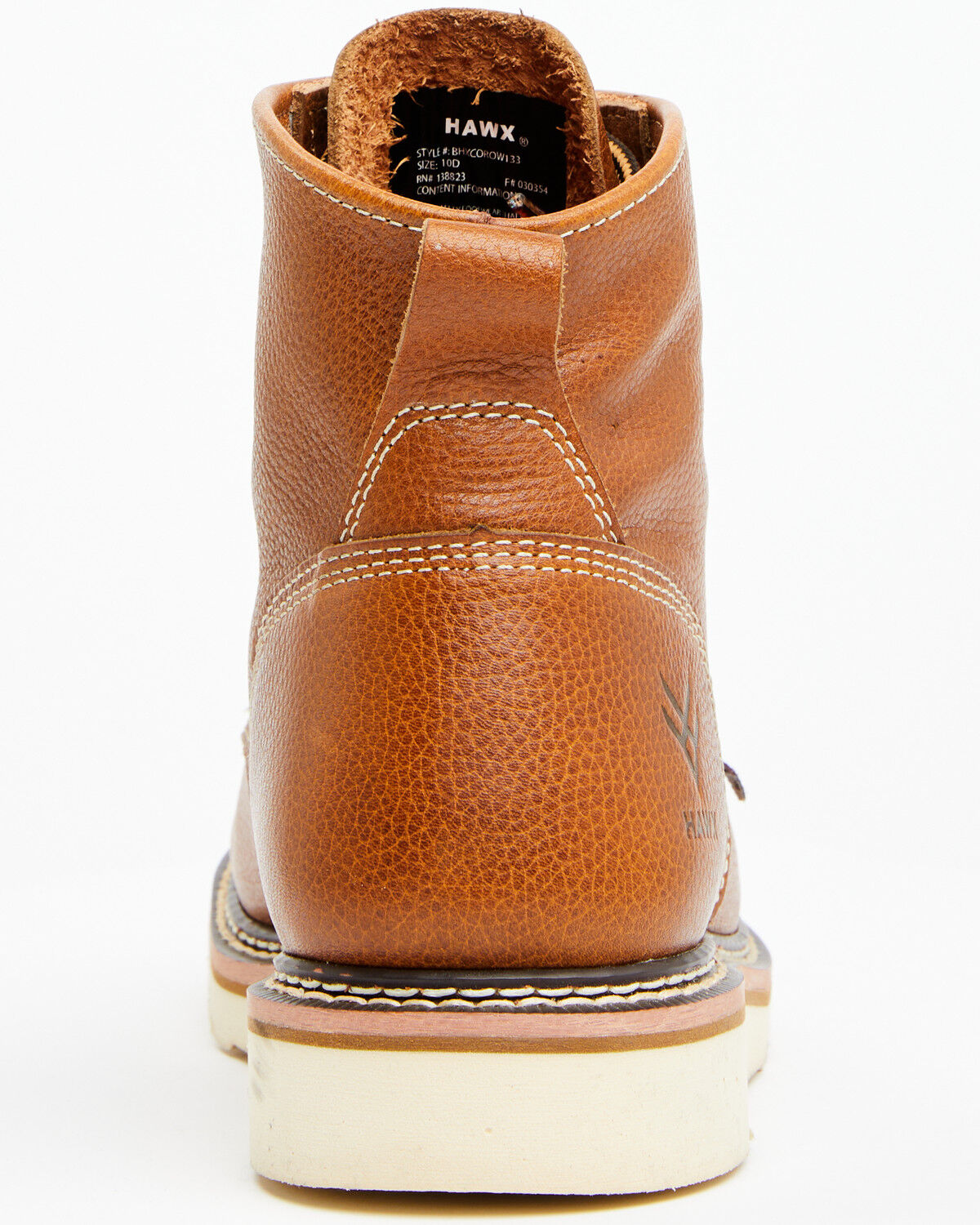Image #5 - Hawx Men's 6" USA Pitstop Wedge Redesigned Work Boots - Soft Toe, , hi-res