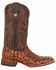 Image #2 - Tanner Mark Men's Ostrich Print Western Boots - Square Toe, , hi-res