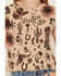 Image #3 - Shyanne Girls' Western Cutie Printed Short Sleeve Graphic Tee, Khaki, hi-res
