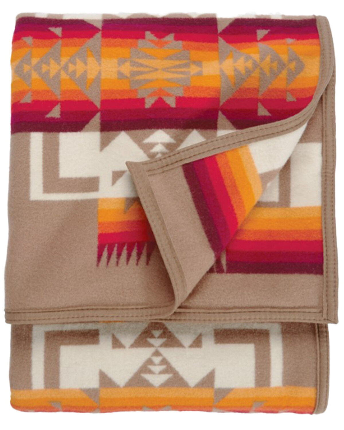 Image #1 - Pendleton Chief Joseph Blanket, Brown, hi-res