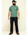 Image #6 - Ariat Men's M4 Rebar Durastretch Flannel Lined Low Bootcut Work Jeans - Big , Blue, hi-res